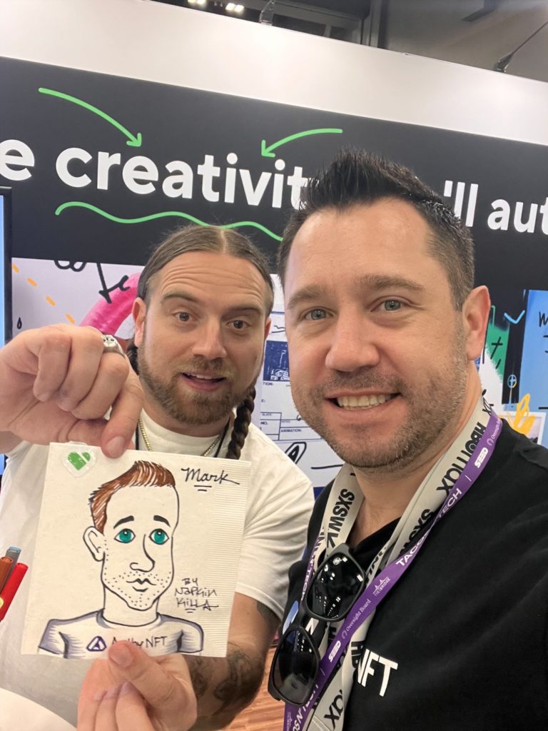 CEO Mark Bauman sketched by Nakpin Killa